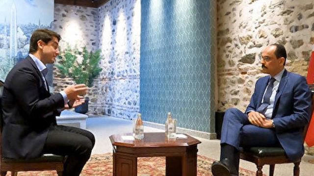 İsveçli gazetecinin sorduğu soruya sinirlenen Cumhurbaşkanlığı sözcüsü kalın, röportajı yarıda kesti