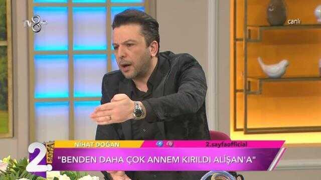 Nihat Doğan, canlı yayında Alişan'a sitem etti: Ablamın cenazesine gelmedi