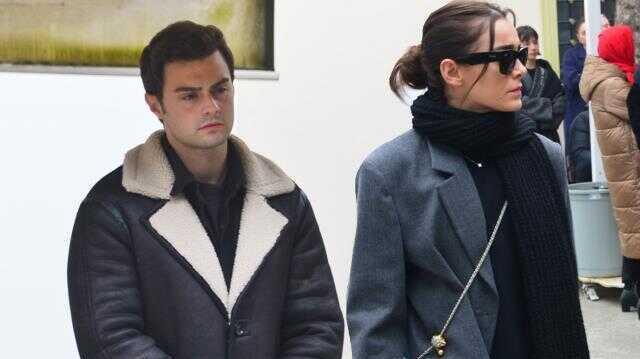 Babaya son veda' Oyuncu Helin Kandemir cenaze töreninde gözyaşlarına boğuldu