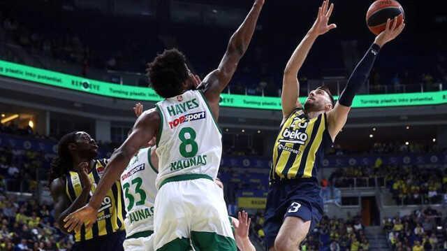2 Maçlık hasret son buldu! Fenerbahçe Beko, Zalgiris Kaunas'ı rahat geçti