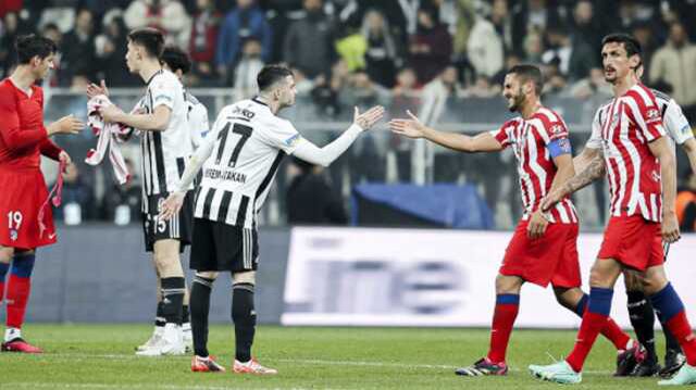 Depremzedeler için düzenlenen Beşiktaş-Atletico Madrid maçından elde edilen gelir belli oldu