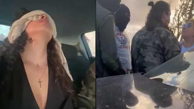 Görüntülere tepki yağıyor! Evlenme teklifi için kız arkadaşını kaçırttı