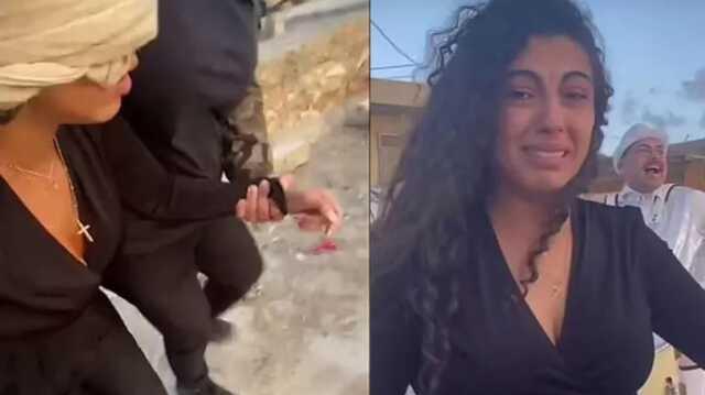 Görüntülere tepki yağıyor! Evlenme teklifi için kız arkadaşını kaçırttı