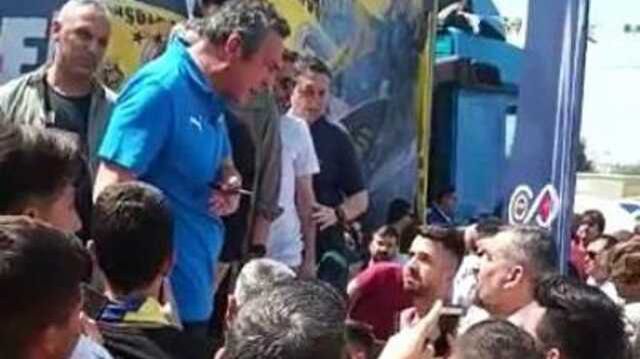 Ali Koç'tan depremzedeye 'Neden bağırıyorsun?' fırçası