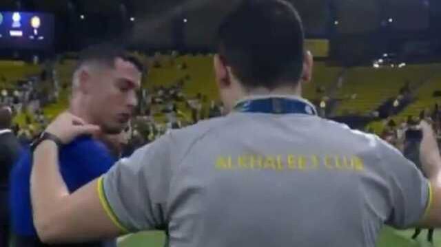 Her geçen gün daha antipatik bir hal alıyor! Ronaldo'nun maç sonu yaptığı hareket büyük tepki çekti