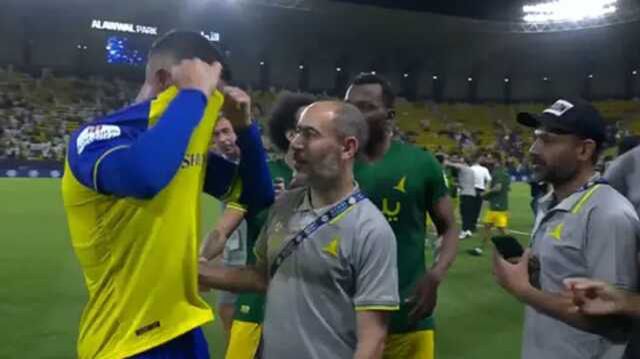 Her geçen gün daha antipatik bir hal alıyor! Ronaldo'nun maç sonu yaptığı hareket büyük tepki çekti