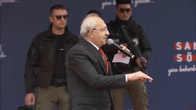 Suikast iddiaları sonrası Kılıçdaroğlu'nun mitinginde güvenlik önlemlerin artırılması gözlerden kaçmadı