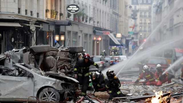 Fransa'nın başkenti Paris'te doğal gaz patlaması! 4 yaralı var