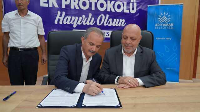 Adıyaman Belediyesi ve Hak-İş/Hizmet-İş Sendikası Arasında Ek Protokol Sözleşmesi İmzalandı