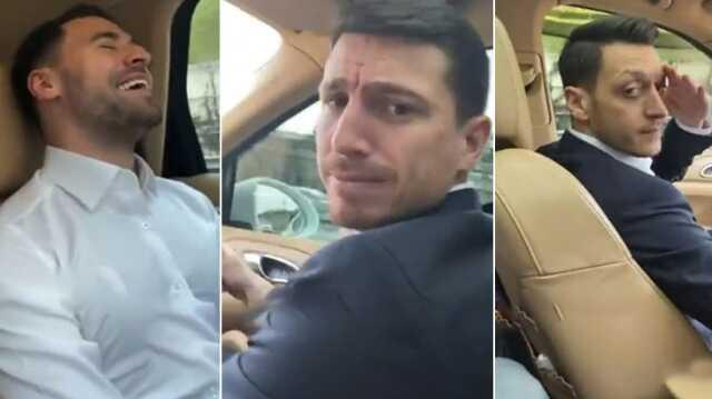 Mesut Özil, Ozan Tufan, Sinan Gümüş ve Mert Hakan'ın 'Haber Gelmiyor Yardan' performansı büyük sükse yaptı