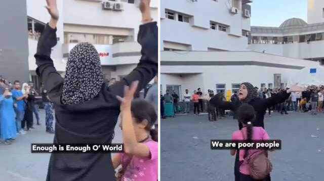 Füzelerin vurduğu Gazze'de iki evladını kaybeden annenin feryadı yeri göğü inletti: Çocuklarımı açken katlettiler
