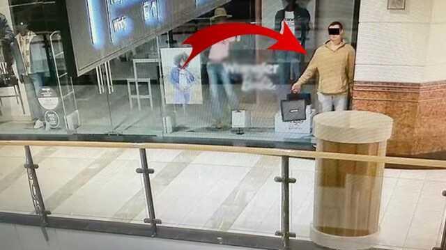 Varşova'da cansız manken taklidi yaparak hırsızlık yapan kişi yakalandı