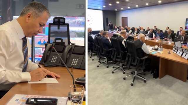 İçişleri'nde 'operasyon' mesaisi! Bakan Yerlikaya toplantıyı yönetti: Mücadelemiz kararlılıkla devam edecek