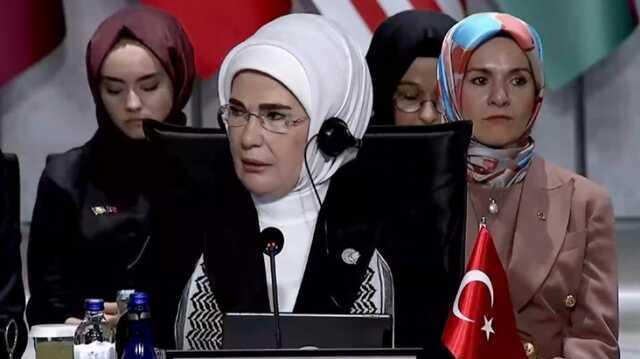 Filistin İçin Tek Yürek Zirvesi! Emine Erdoğan'dan lider eşlerine çağrı: Ateşkes olana kadar biz de nöbet tutalım