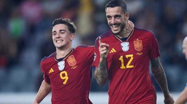 İlk yarıda fişi çektiler! İspanya, Güney Kıbrıs'ı deplasmanda devirdi