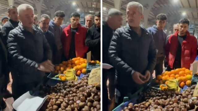 Tahmazoğlu'ndan fahiş fiyatla satış yapan pazarcıya sert tepki