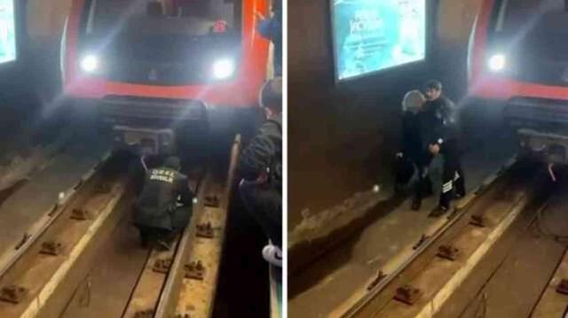 İstanbul'da Ünalan metro istasyonunda intihar girişimi