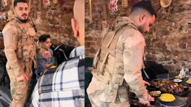 Restoranda askeri üniforma ile servis yapmıştı! 3 şüpheliye 7 buçuk yıl hapis talebi
