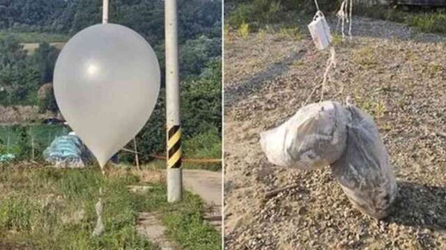 Kuzey Kore ile Güney Kore arasında çöp savaşı! Balonlarla dışkı gönderdiler