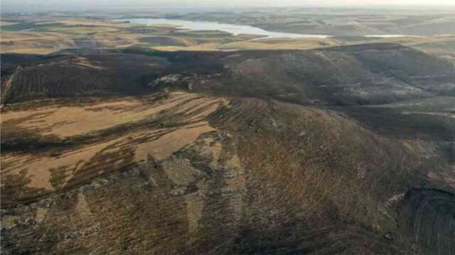 Diyarbakır ve Mardin'de 5 kişinin öldüğü yangının boyutu gün ağarınca ortaya çıktı