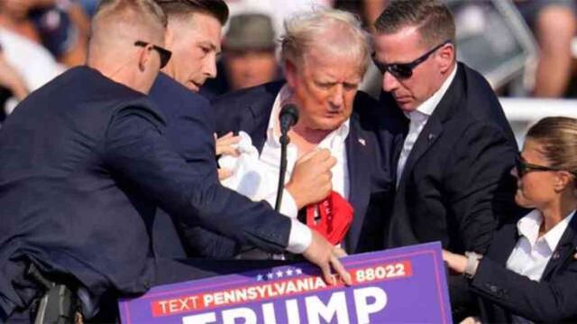 Eski ABD Başkanı Donald Trump'a miting sırasında suikast girişimi