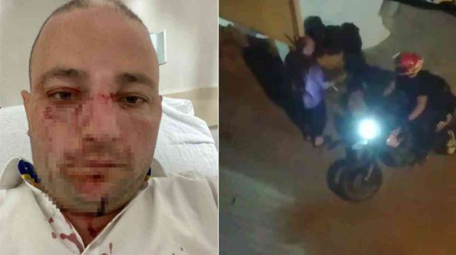Bu nasıl öfke! Otobüsün farından rahatsız olan baba-oğul, şoförü darp etti