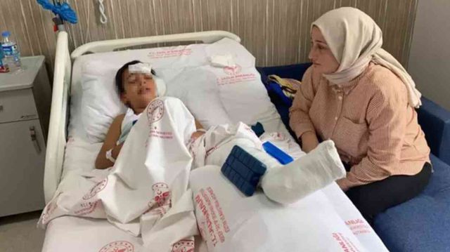 Okula gönderdiği evladını her yanı kırık-çıkık halde buldu