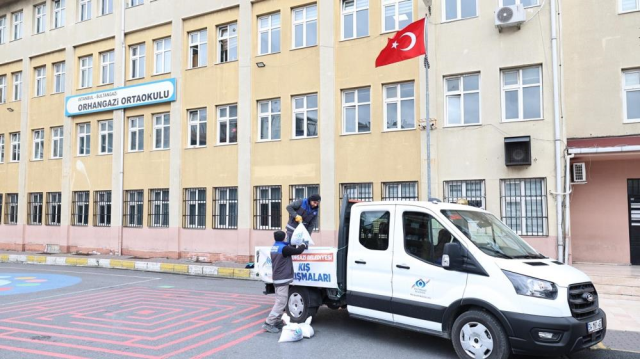 İstanbul'da iki farklı kar görüntüsü