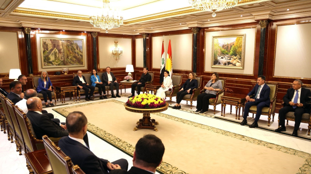 IKBY Başkanı Neçirvan Barzani, DEM Parti heyetini kabul etti