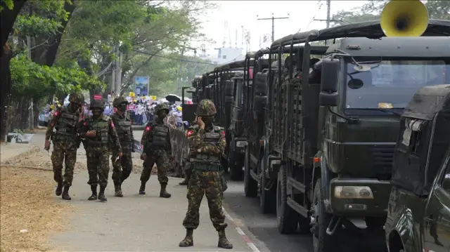 Myanmar'da hava saldırısı sonucu 21 ölü, 7 yaralı