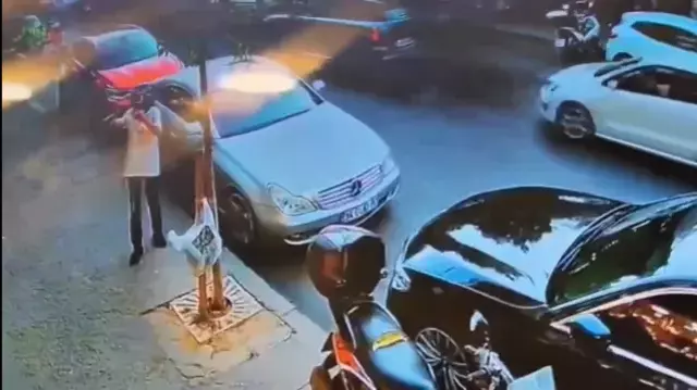 Kuyumcuya saldırı olay görüntüsü