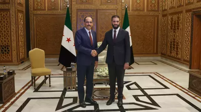 Kalın ve Şara görüşmesi