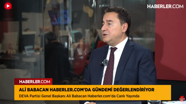 Komisyon çalışmalarına destek veren DEVA Partisi lideri