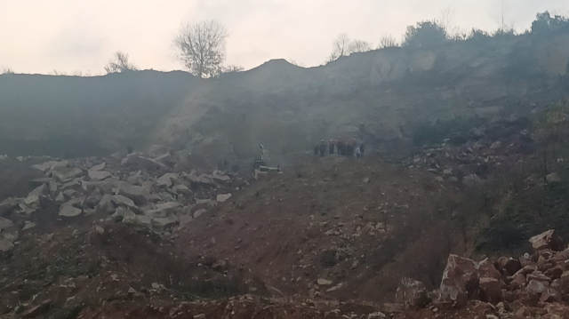 Ordu'da taş ocağında göçük: 2 işçi enkaz altında
