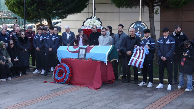 Trabzonspor'da hayatını kaybeden Orhan Kaynak için anma töreni düzenlendi