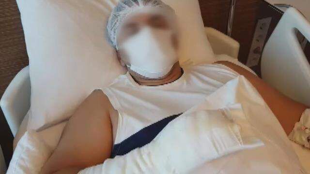 Aşırı alkollü olduğu için gece kulübüne alınmayan kadın güvenliğin parmağını ısırarak kopardı