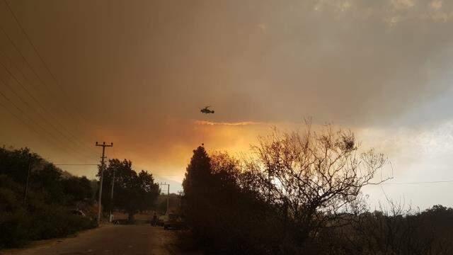 Muğla'dan Aydın'a sıçrayan yangın Çine'yi kül ediyor! 6 mahalle boşaltıldı, alevlere müdahale sürüyor