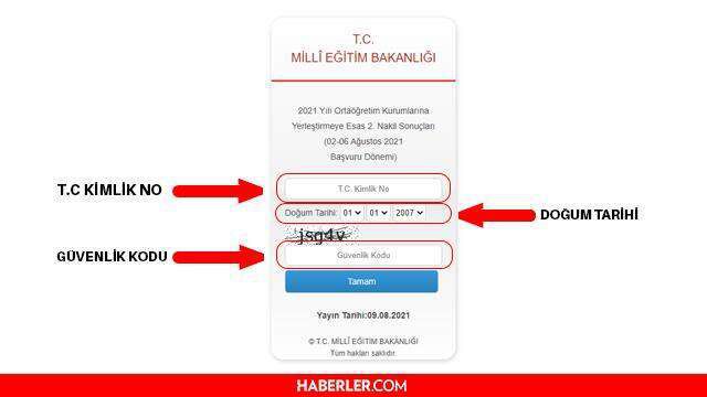 LGS 2. nakil sonuçları açıklandı mı? LGS nakil tercih sonuçları nasıl öğrenilir? İşte LGS 2. nakil tercih sonuçları sorgulama ekranı...