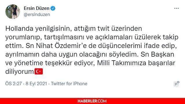 TFF'den ilk istifa! Farklı mağlubiyetin yankıları sürüyor!