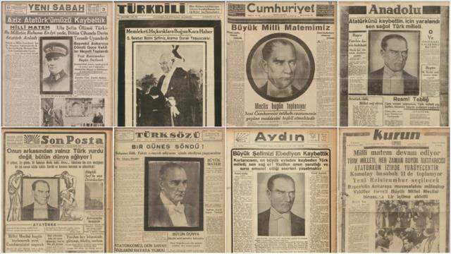 10 Kasım 1938 gazete manşetleri! Atatürk'ün ölümü gazete manşetlerine nasıl yansıdı?