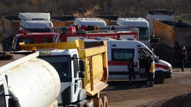Taş kırma makinesinin içine düşen işçi, feci şekilde can verdi