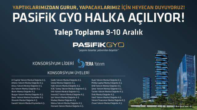 Pasifik GYO halka arz ne zaman?