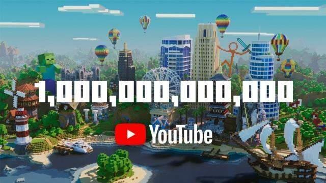 Popüler video oyunu Minecraft, YouTube'da 1 trilyon izlenmeyi geçerek rekor kırdı