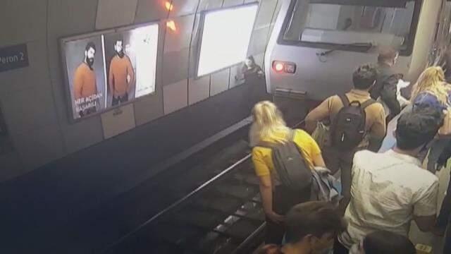 Şişli metrosunda mucize kurtuluş! Tonlarca ağırlıkta vagonların üzerinden geçtiği kadının burnu bile kanamadı