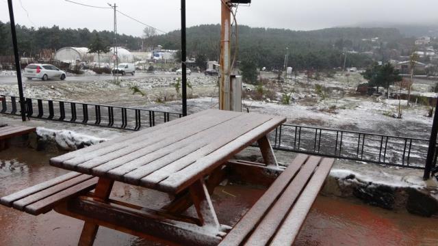 Fotoğraf bugün İstanbul'da çekildi! Aydos Ormanı ve çevresi beyaz örtüyle kaplandı