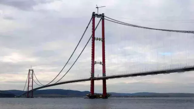 1915 Çanakkale Köprüsü açılış için gün sayıyor! Karşıdan karşıya geçiş süresi 6 dakikaya inecek