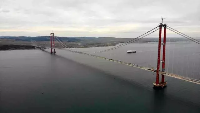 1915 Çanakkale Köprüsü açılış için gün sayıyor! Karşıdan karşıya geçiş süresi 6 dakikaya inecek