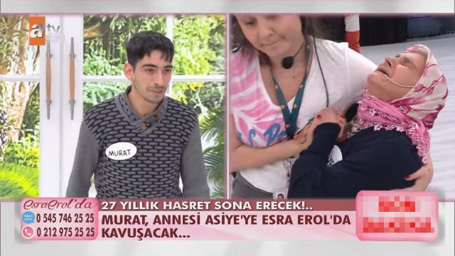 Yıllar önce yurda bırakılan Murat Kalkar, 26 yıl sonra Esra Erol'da annesine kavuştu