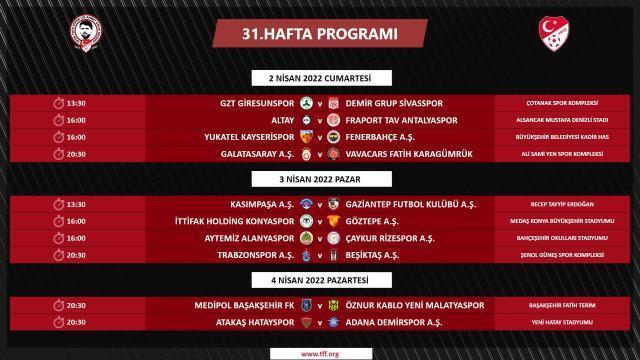 Son Dakika: Ramazan ayı boyunca Süper Lig'deki akşam maçları 20.30'da başlayacak