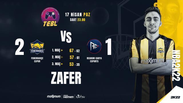 Kupa bir kez daha Fenerbahçe'nin! Basketbol liginin şampiyonu Fenerbahçe oldu